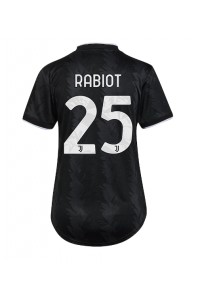 Fotbalové Dres Juventus Adrien Rabiot #25 Dámské Venkovní Oblečení 2022-23 Krátký Rukáv